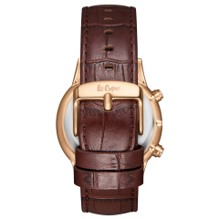 Наручний годинник чоловічий Lee Cooper Leather Gold Золотистий (3435) Ніжин