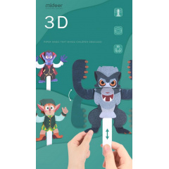 Орігамі рухливий театр 3D Зроби та оживи Mideer MD 4081 Балаклея