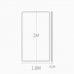 Двосторонній складний дитячий килимок-іграшка Безпечний Softy-Floor 2x1, 8м. Товщина 1см. Зоопарк-Ростомер Зносостійкий, Ефективний Хмельницький
