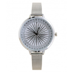Наручний годинник жіночий Quartz Travel Compass silver (hub_jhc5q5) Чернівці