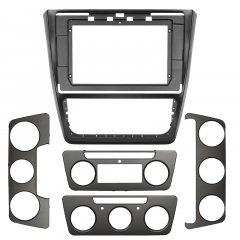 Перехідна рамка Lesko Skoda Octavia 2004-2014 р F-6502 Black (6529-22642) Васильков