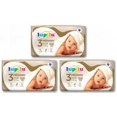 Підгузники Lupilu Premium Midi Розмір 3, Вага 4-9 кг, 162 шт (3 упаковки) Чернігів