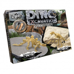 Дитячий набір для проведення розкопок "DINO EXCAVATION" Danko Toys DEX-01 Stegosaurus Городок