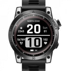 Чоловічий наручний розумний годинник North Edge CrossFit GPS з компасом Black Одесса