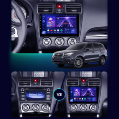 Штатная магнитола Lesko для Subaru Forester 2015-2018 экран 9" 2/32Gb/ 4G/ Wi Fi/ Optima GPS Android Ізюм