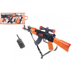 Игрушечный атомат АК трещотка с игрушечной рацией Golden Gun 810GG Хмельницький