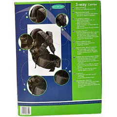 Ерго рюкзак-кенгуру Mothercare 3-way Carrier Чорний (889952893) Буча