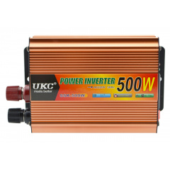Перетворювач напруги інвертор UKC SSK 500W 12V-220V Gold (np2_00164) Винница