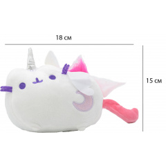 Комплект М'яка іграшка кіт місячний єдиноріг Pusheen cat і Антистрес іграшка Mokuru (vol-721) Херсон