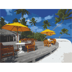 Картина за номерами Art Craft Перлинний пляж. Бора-Бора 40х50 см 10561-AC Васильків