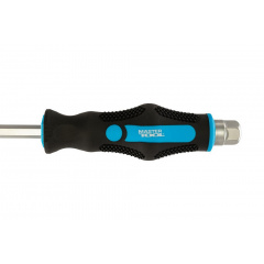 Викрутка ударна хрестова магнітна MASTERTOOL GM EXTERNAL HEX PH3х200 мм ручка з покриттям TPR (49-6320) Володарськ-Волинський