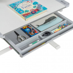 Дитяча парта-трансформер зі стільцем із жорсткою фіксацією Cubby Lupin 800x505x547-727 мм Pink Київ