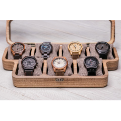 Бокс для зберігання наручних годинників ecoWalnut 7х35х18 см Київ
