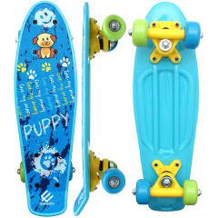 Скейт пластиковий Enero Mini Puppy 42 см Синій (1012773) Київ