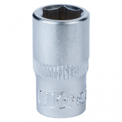 Насадка шестигранна коротка 1/4" 9мм CrV ULTRA (6060092) Хмільник