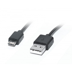 Кабель Real-el Pro USB2.0 AM-micro USB type B 1 м чорний Київ