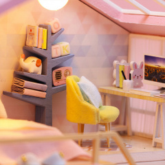 3D румбокс CuteBee Sweet Time DIY DollHouse Різнокольоровий (M2001) Ковель