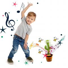 Танцюючий кактус-повторюшка Funny Toys Dancing Mexicano TikTok Cactus 31 см CPK 56683 Конотоп