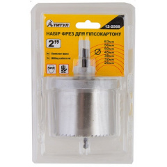 Набір фрез для гіпсокартону MASTERTOOL 2" 26-63 мм 7 шт 12-2569 Херсон