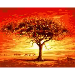 Картина за номерами Art Craft Золоте сонце Африки 40 * 50 см 10507-AC Хуст