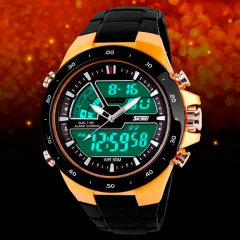 Спортивний годинник Skmei 1016 Black Покровськ