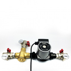 Термозмішувальний вузол Kvant Labaratory LADOMIX 25-60 65°C Dn25, 1", 40 кВт Гуляйполе