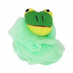 Мочалка для купання малюків Жабка Mega Zayka MGZ-0912(Green) нейлон Косов