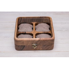 Коробочка для зберігання наручних годинників ecoWalnut 7х18х18 см Київ