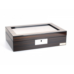 Шкатулка для зберігання годинників Salvadore WB/2386/10.EB 31,5х21х8,5 см Коричнево-чорний Володарськ-Волинський