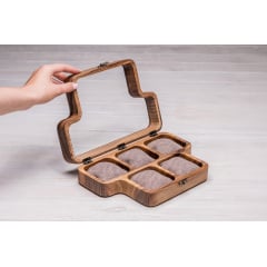 Органайзер для зберігання наручних годинників ecoWalnut 7х26.5х18 см Київ