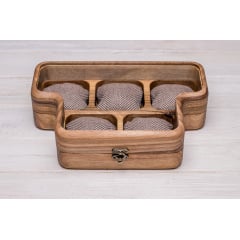 Органайзер для зберігання наручних годинників ecoWalnut 7х26.5х18 см Київ