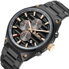 Годинник чоловічий водостійкий наручний Lee Cooper Ice Чорний (2493694274) Изюм