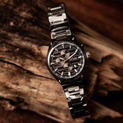Годинник чоловічий водостійкий наручний Lee Cooper Ice Чорний (2493694274) Изюм