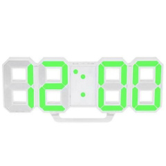 Годинник настільний No Brand LED від USB Білий (300096) Одеса