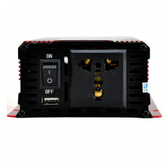 Перетворювач напруги інвертор UKC KC-1000D 1000W з LCD дисплеєм Red (3sm_386264716) Львов