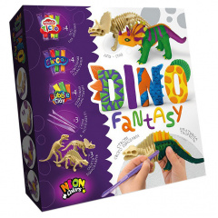 Набор креативного творчества "Dino Fantasy" Danko Toys DF-01 укр Стегозавр Куйбишеве