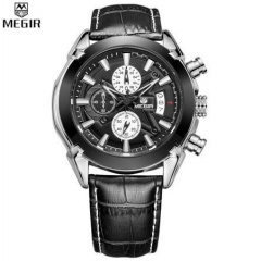 Чоловічий годинник Megir 2020 Montre Dark Київ