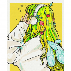 Картина за номерами Playlist феї nila_art_art Brushme BS53520 40х50 см Надворная