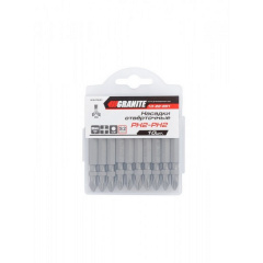 Насадки викрутки РН2-РН2*65 мм S2 10 шт Granite GM (10-22-651) Бердичів