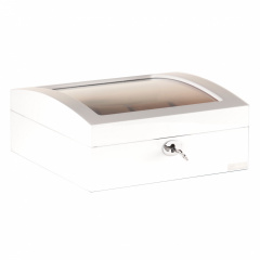 Скринька для зберігання годинників Salvadore WB/3035/6WH 230х95х230 мм Біло-коричневий Славянск