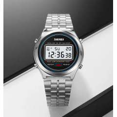Годинник чоловічий наручний Skmei 2146 Сріблястий (2231921426) Миргород