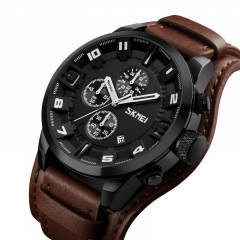 Годинник наручний Skmei 9165 Brown 9165BKBN (17122-hbr) Бориспіль