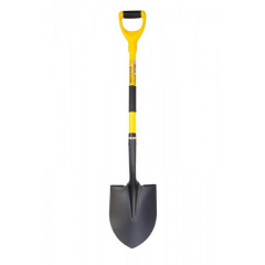 Лопата штыковая MASTERTOOL с фиберглассовой ручкой 230х300х485 мм 1100 мм порошковая покраска 14-6277 Прилуки