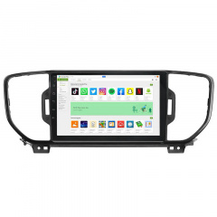 Штатная автомагнитола Lesko для Kia Sportage 4 (2016-2018гг.) 9" 2/32GB 4G Premium GPS Київ