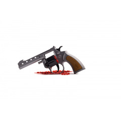 Игрушечный револьвер с пистонами Mr. K Golden Gun 237GG Чернігів