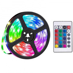 Стрічка світлодіодна з пультом Hoco DL30 RGB 4 м Чорний (2382866768) Михайлівка