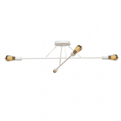 Люстра підвісна MSK Electric Asket під чотири лампи Е27 NL 10320-4 WH Білий (619550) Киев