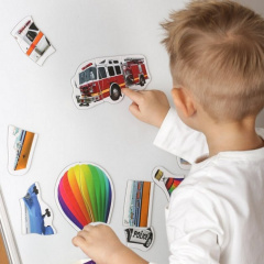 Набір магнітів Baby puzzle "Транспорт" Magdum ML4031-24 EN Краматорськ