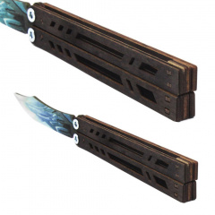 Ніж дерев'яний сувенірний "SO-2 МЕТЕЛИК DRAGON GLASS" Сувенір-Декор SO2BAL-D Ромни