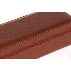 Кейс для годинників Salvadore 4W-FH-DBR-SPU 25х10х8 см Коричнево-сірий Нововолынск